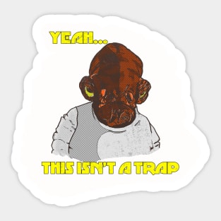 Ackbar-casm Sticker